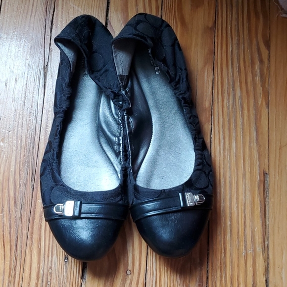 Classic coach flats (black) - Picture 2 of 8